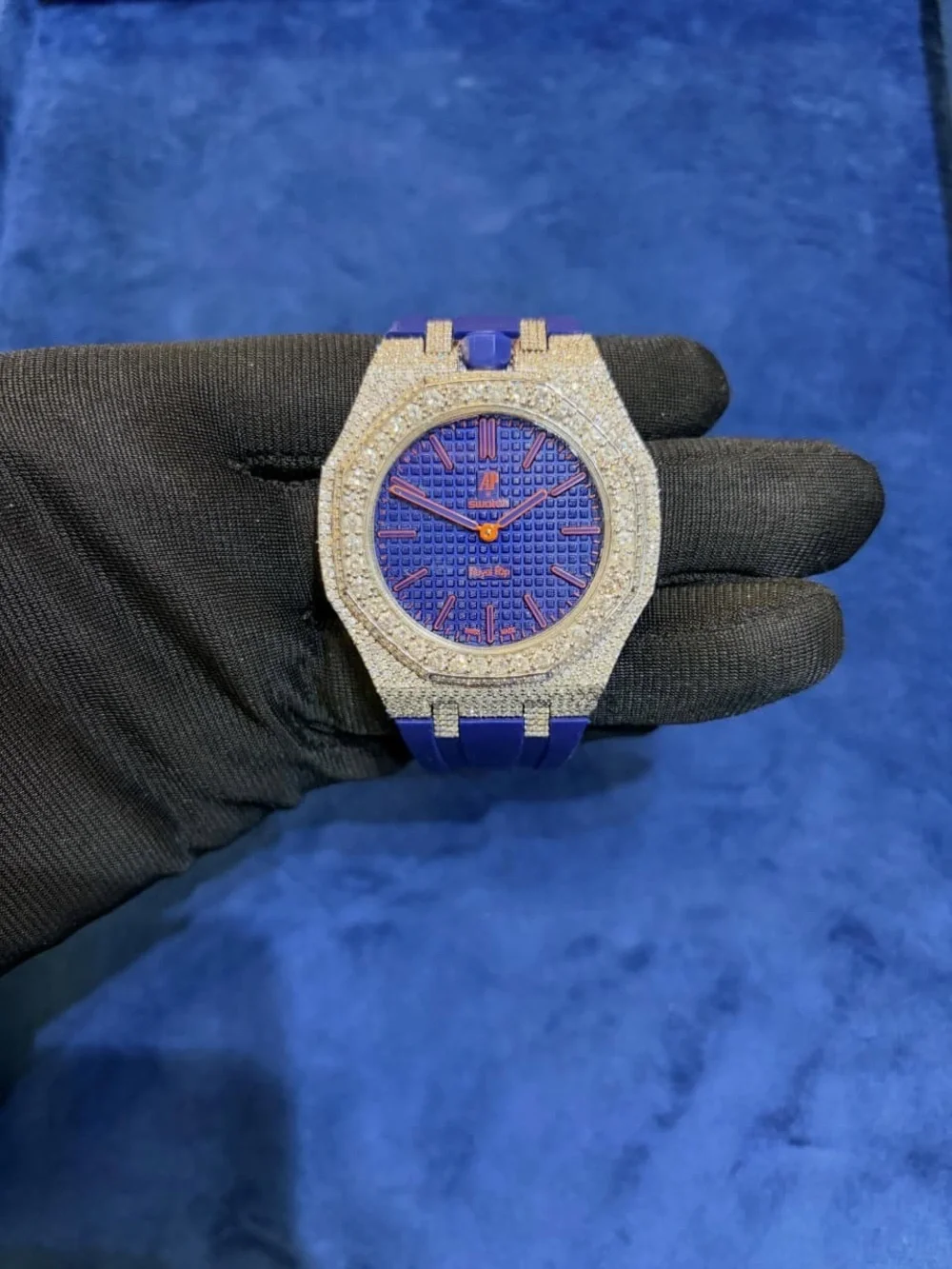 AP X SWATCH Royal Pop Iced out watches 💎